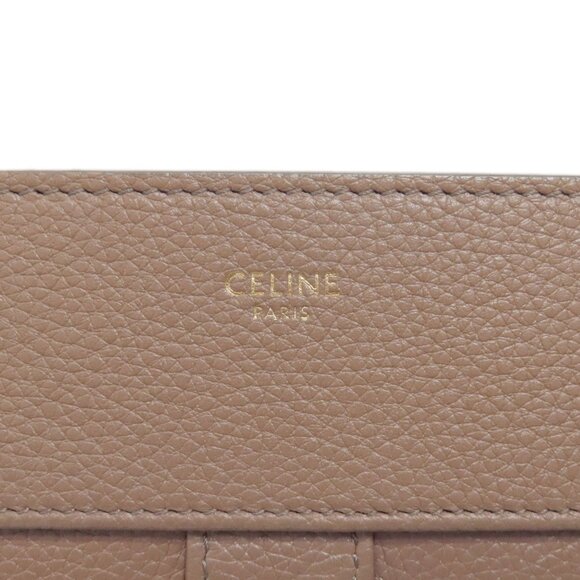 CELINE Beige Leather Tote Bag - Picture 6 of 11